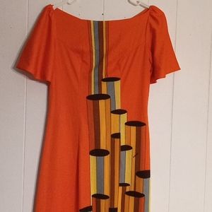 Vintage Lanvin printed dress